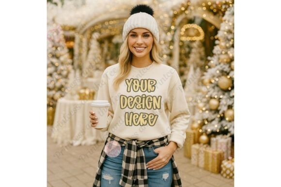 Download Boutique Style Christmas Mockup Gildan - Premium Bundle