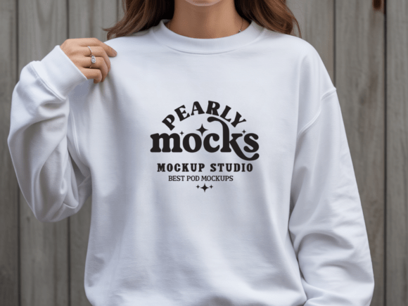 Download Comfort Colors C1566 Sweatshirt Mockup 8 - Premium Resources