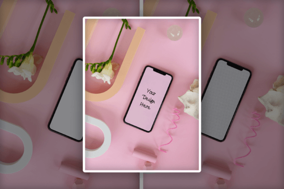 Download IPhone Screen Mock-up, Editable Mockup - Premium Resources
